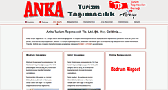 Desktop Screenshot of ankaturizm.com.tr